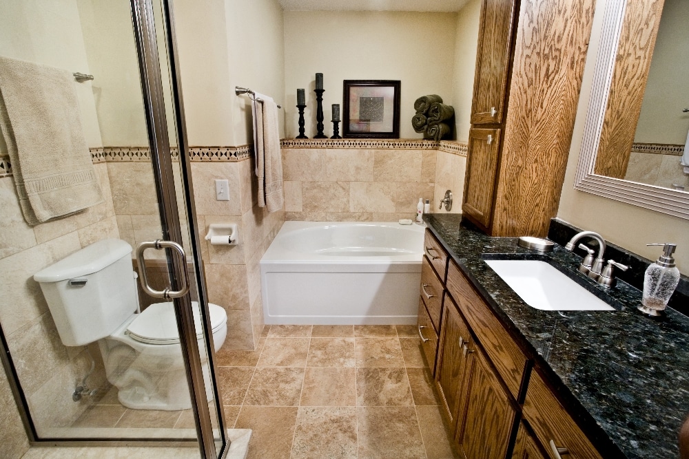 Before & After Bathroom Remodeling Final Product