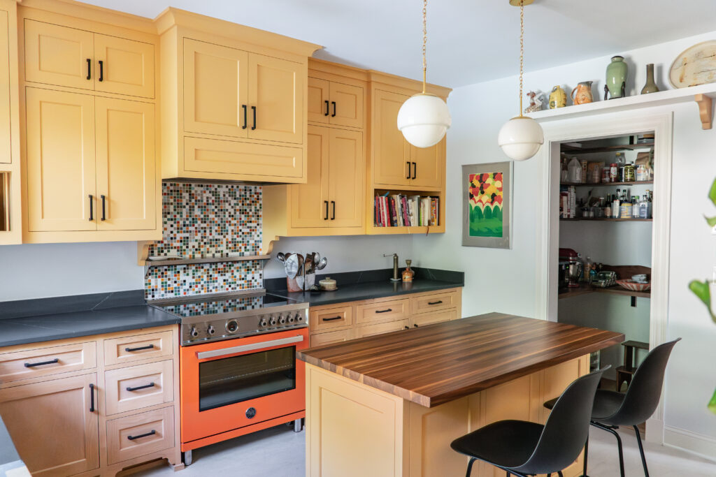 A Colorful and Super-Functional Chef's Kitchen 