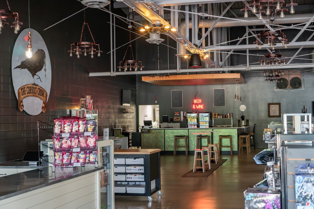 Commercial retail space with beverage service area build-out in Minnesota